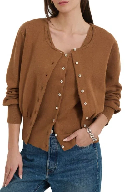 Alex Mill Louisa Cardigan In Brown
