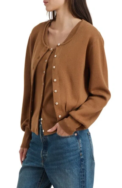 Alex Mill Louisa Cardigan In Brown