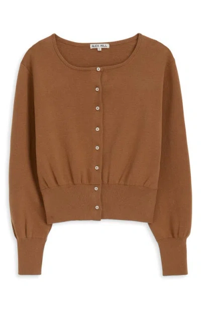 Alex Mill Louisa Cardigan In Brown