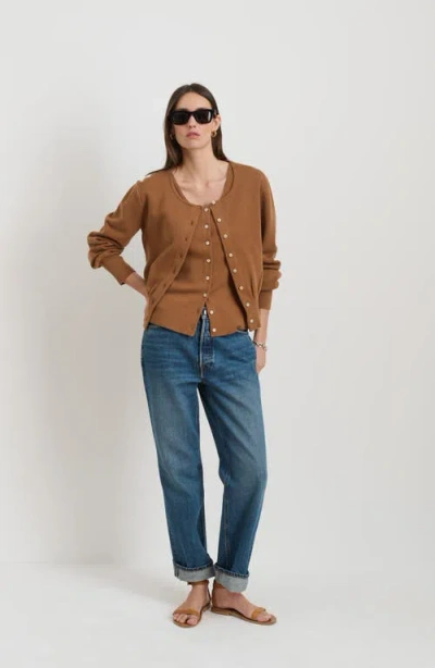 Alex Mill Louisa Cardigan In Brown