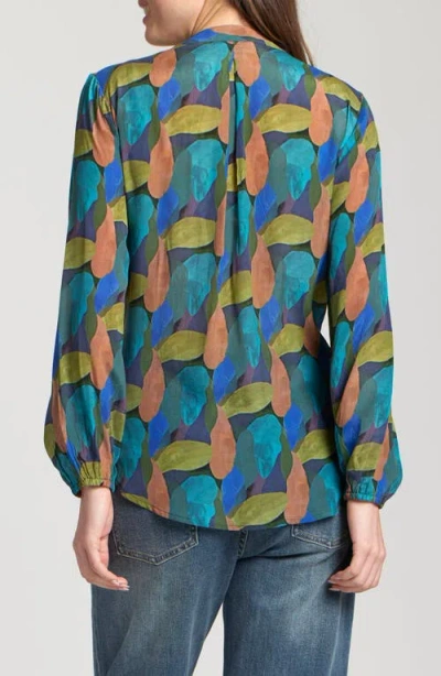 Apny Printed Top In Blue