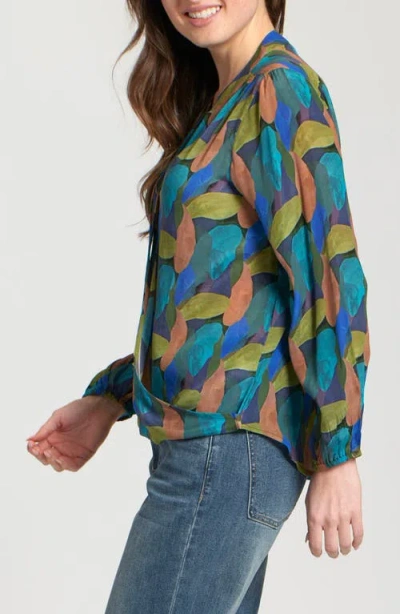 Apny Printed Top In Blue