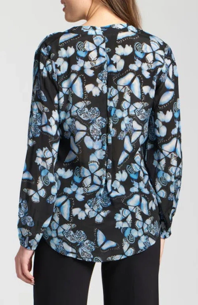 Apny Printed Top In Blue
