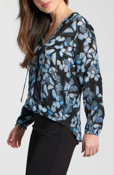 Apny Printed Top In Blue
