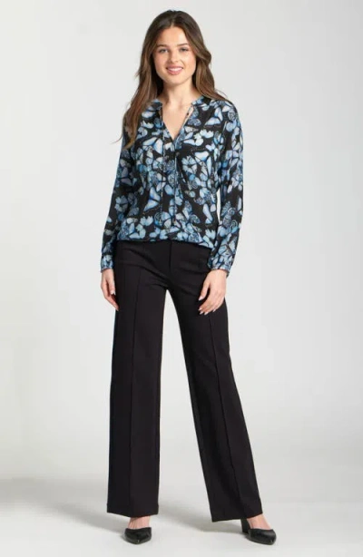 Apny Printed Top In Blue