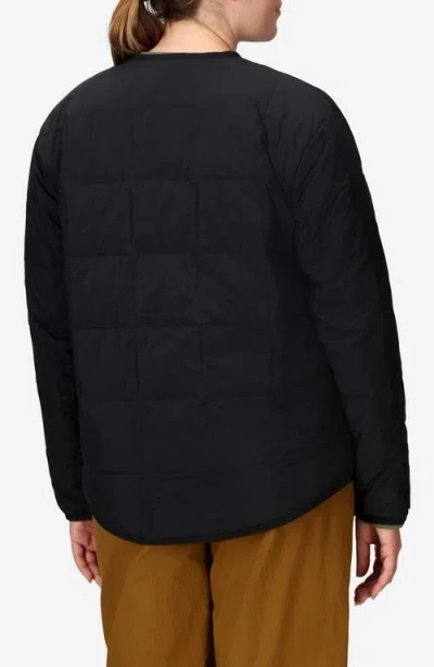 Marmot Ares Collarless 700 Fill Power Down Jacket In Black