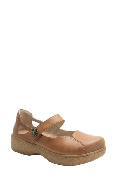 Alegria By Pg Lite Onika Mary Jane Platform Clog In Brown