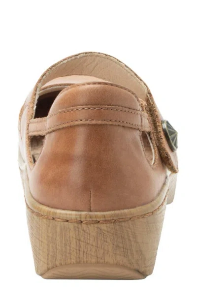 Alegria By Pg Lite Onika Mary Jane Platform Clog In Brown