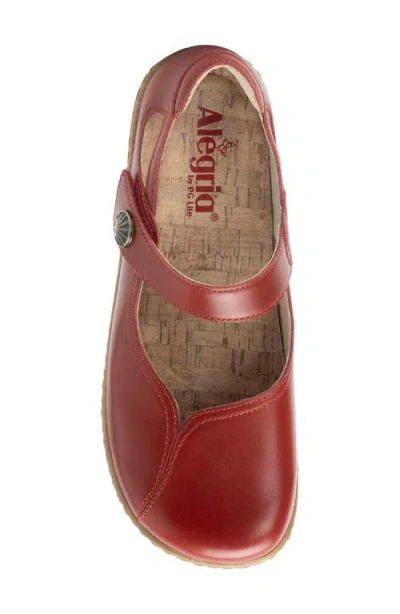 Alegria By Pg Lite Onika Mary Jane Platform Clog In Red
