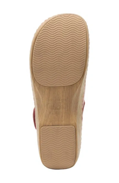 Alegria By Pg Lite Onika Mary Jane Platform Clog In Red