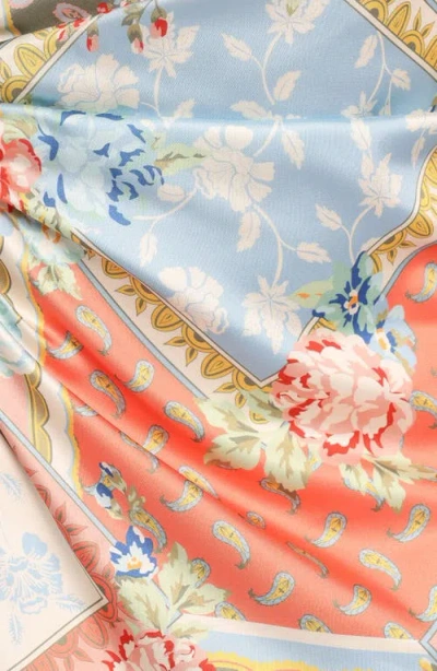 Petal And Pup Petal & Pup Clarke One-shoulder Scarf Print Minidress In Multi