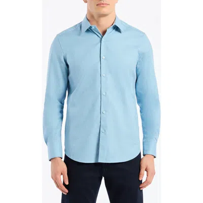 Robert Graham Odyssey Classic Fit Long Sleeve Stretch Cotton Button-up Shirt In Blue