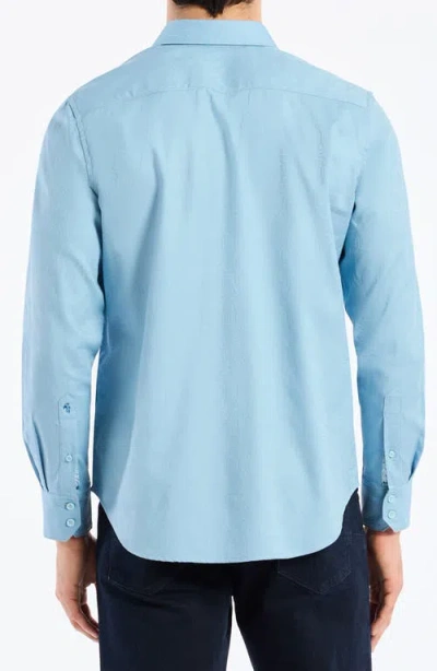 Robert Graham Odyssey Classic Fit Long Sleeve Stretch Cotton Button-up Shirt In Blue