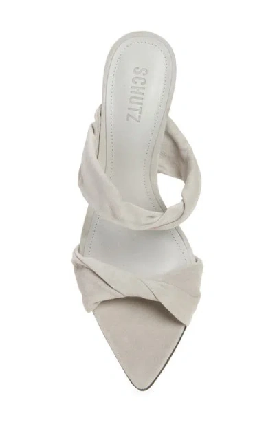 Schutz Meline Pointed Toe Slide Sandal In Multi