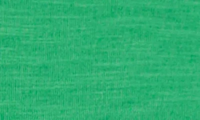 Cece Eyelet Flutter Sleeve T-shirt In Green