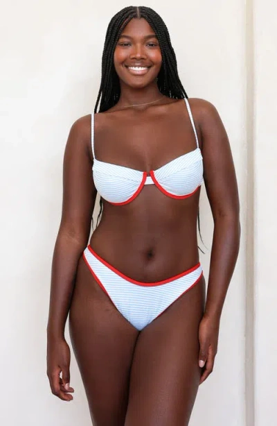 Dippin Daisys Rory Underwire Bikini Top In Blue