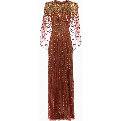 Jenny Packham Nettie Gown In Brown