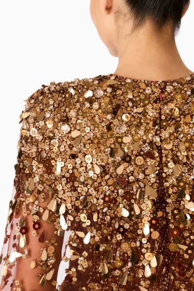 Jenny Packham Nettie Gown In Brown