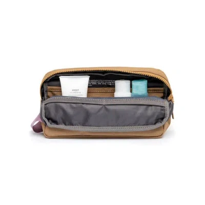 Lefrik Brown Kei Lithe Washbag Toffee Vandra Toffee Ripstop In Brown