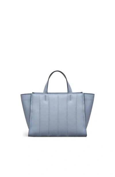 Radley London Radley Medium Zip Top Grab Leather Tote In Blue