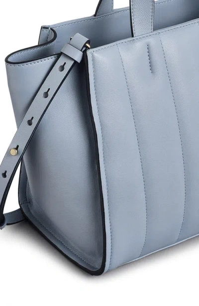 Radley London Radley Medium Zip Top Grab Leather Tote In Blue