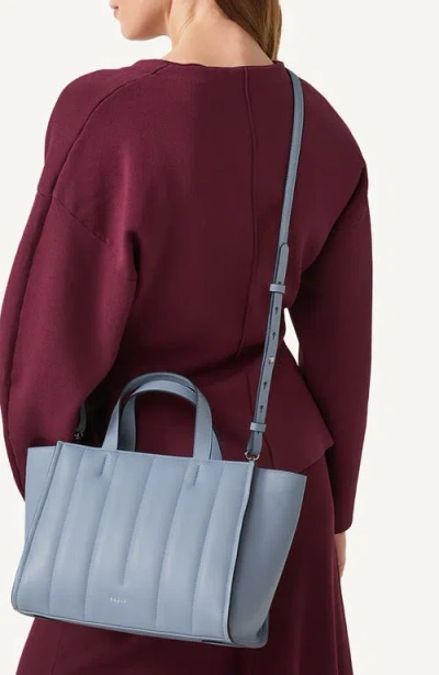 Radley London Radley Medium Zip Top Grab Leather Tote In Blue