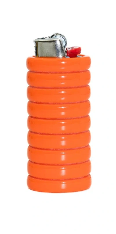 Fry Powers Gio Resin Lighter Holder In Pink