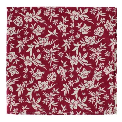 Trafalgar Oleander Floral And Vine Patterned Handkerchiefs In Multi