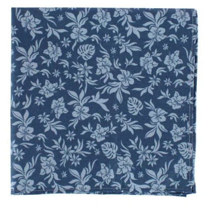 Trafalgar Oleander Floral And Vine Patterned Handkerchiefs In Multi