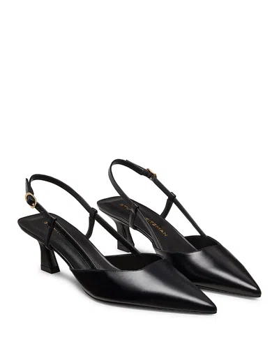 Stuart Weitzman Vinnie 50 Slingback In Black
