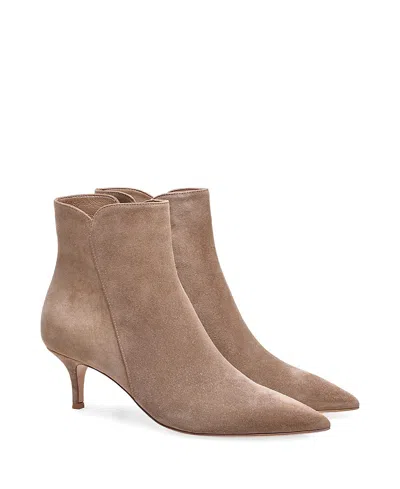 Gianvito Rossi Women's Levy 55 Booties In Brown