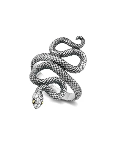 Samuel B. Silver & 18k Ring In Metallic