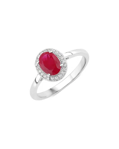 Diana M. 14k 1.06 Ct. Tw. Diamond & Ruby Ring In Neutral