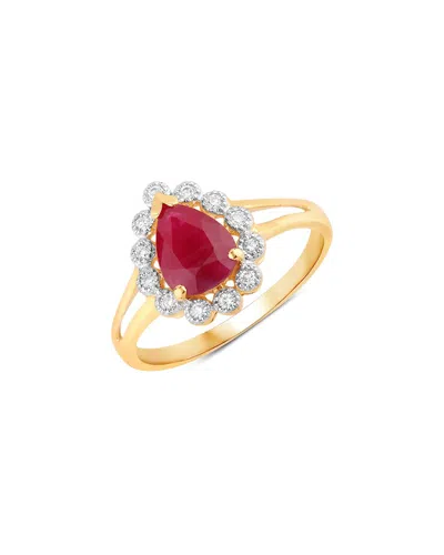 Diana M. 14k 1.31 Ct. Tw. Diamond & Ruby Ring In Gold