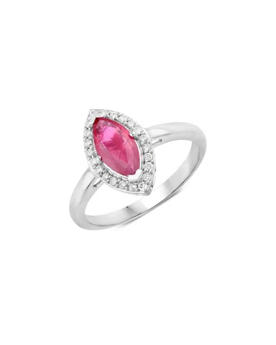 Diana M. 14k 1.57 Ct. Tw. Diamond & Ruby Ring In Metallic