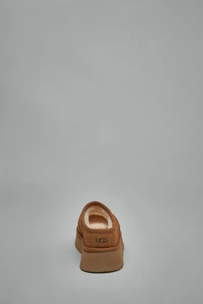 Ugg 44mm Bea Shearling & Suede Mules In Brown