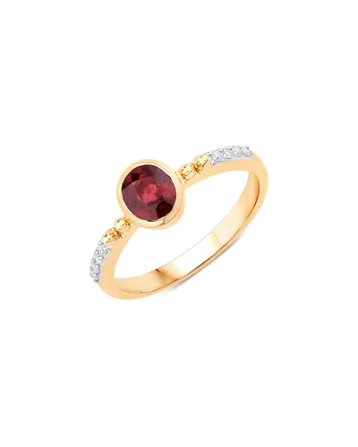 Diana M. 14k 1.00 Ct. Tw. Diamond & Ruby Ring In Gold