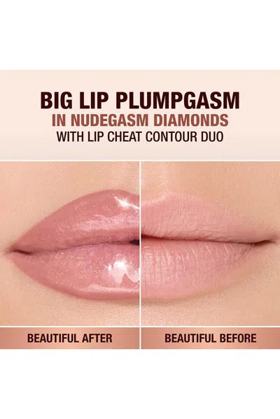 Charlotte Tilbury Nudegasm Diamonds Big Lip Plumpgasm 5.5ml In Transparent