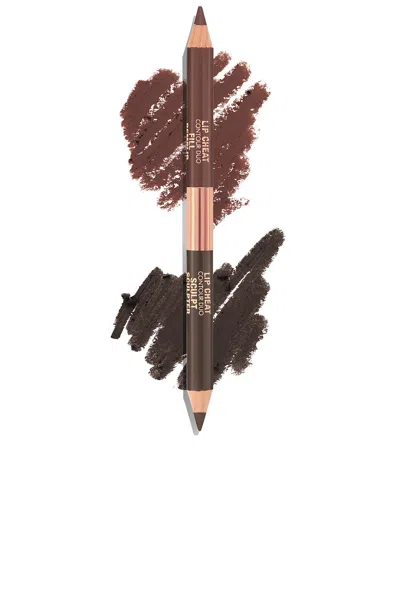 Charlotte Tilbury Super Nudes Lip Cheat Contour Duo Lip Liner In Multi