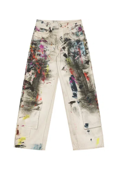 Acne Studios Baggy Fit Jeans - 1981 In Multi