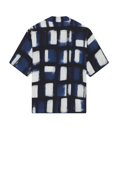 Givenchy Afternoon Light Check Twill Camp Shirt In Multi