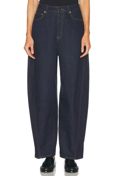 Givenchy Balloon-fit Denim Jeans With Classic Texture In Blue