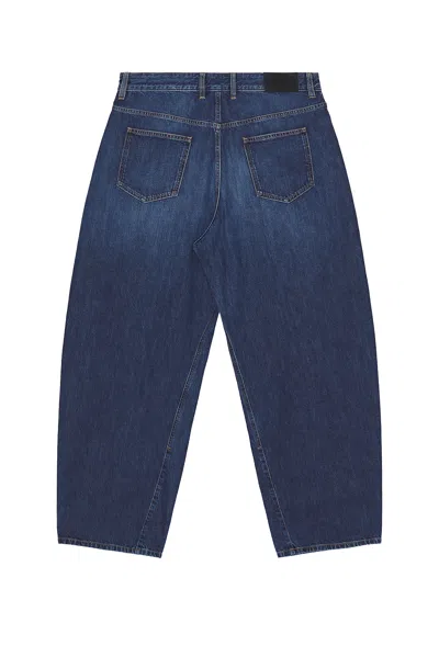 Givenchy Logo Patch Relaxed-fit Jeans In Blue