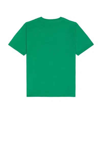 Valentino Cotton T-shirt With Chez Print In Green
