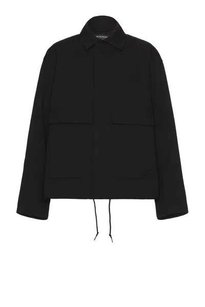 Y-3 Adidas Y 3 Black Sport Uniform Patch Jacket In Black