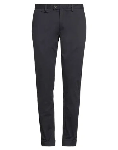 Messagerie Man Pants Midnight Blue Size 38 Cotton, Elastane In Blue