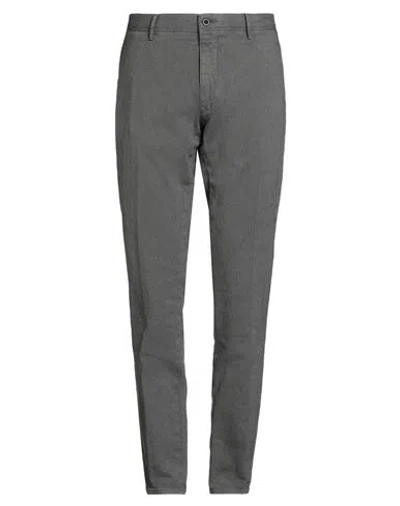 Incotex Man Pants Charcoal Size 30 Cotton In Gray