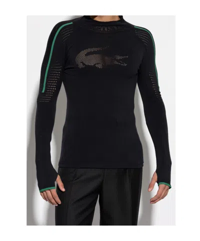 Lacoste Logo Top In Black