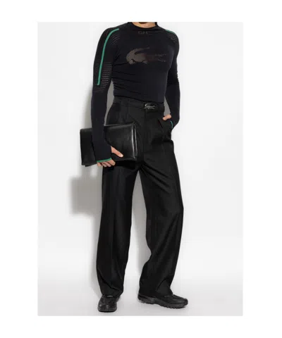 Lacoste Logo Top In Black