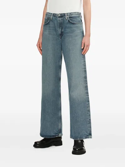 Agolde Cotton Jeans In Blue